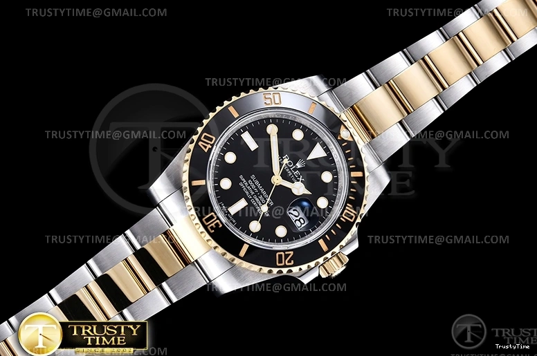 1005 Submariner 116613LN 904L YG SS Black ARF V3 SH Breathable 1086